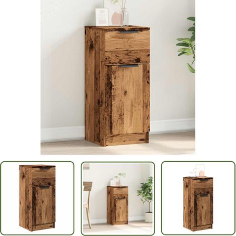 vidaXL Sideboard Altholz-Optik 30x30x70 cm Holzwerkstoff (1/5)