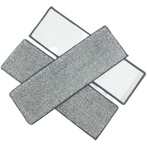 royaluxe-Lot de 3 housses en microfibre ultra absorbantes – Système de nettoyage mains libres – Recharge autonettoyante – Dimensions 32x12cm (1/5)