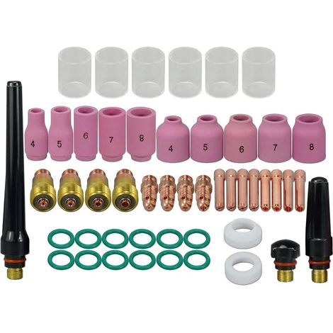 WIG DB SR WP 17 18 26 49-teiliges Brennerset mit Keramikdüsensatz und Pyrex 10 Düsen (1/5)