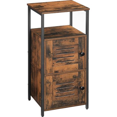 Meuble de Rangement, Industriel Armoire de Rangement, Placard, avec étagères und Interne Planche réglable, Chambre, Salon, Cuisine, Couloir, Vintage (1/5)