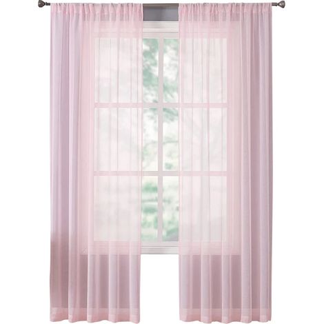 Transparenter Fenstergaze-Stoff, einfarbig, für Hochzeiten geeignet, leicht, luxuriös, einfach zu montieren, A8 (1/5)