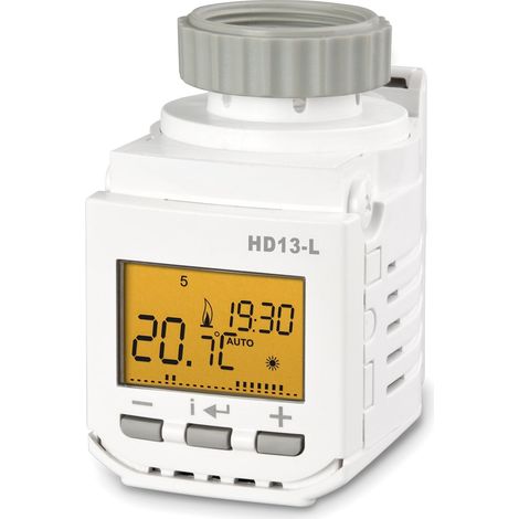 Termostato blanco Elektrobock HD13-L para radiador