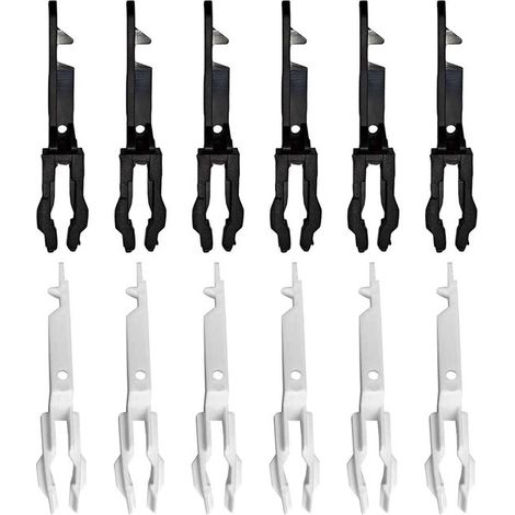 Dailygoods – Set mit 12 zerbrochenen Glasschlüsseln für Feuermeldertests (1/5)