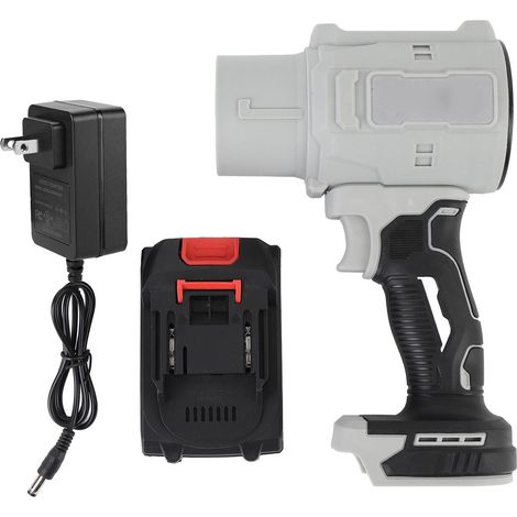 Soplador de hojas inalámbrico pequeño de 130.000 rpm, soplador de polvo eléctrico portátil multifuncional con batería de 8,888 Ah para uso en exteriores (enchufe estadounidense). (1/5)