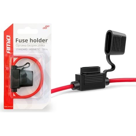 Sicherungshalter-Standardsteckdose mit 30 cm Kabel amio-02337
