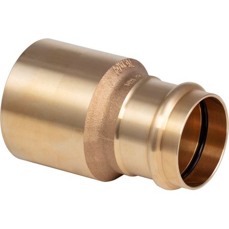 Viega Profipress Sanpress XL-Reducción, d1 88,9, d2 54 bronce rojo Modelo 2215.1XL, 354671