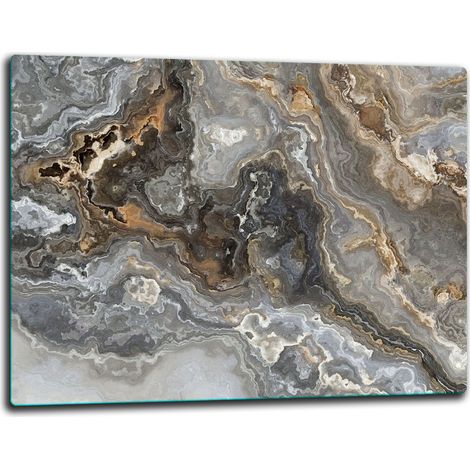 Schneidebrett aus Glas, 52x40 cm, Marmor (1/5)