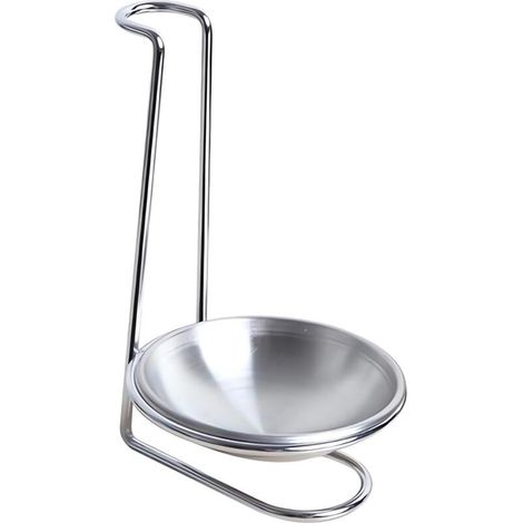 Bardusch - Repose-cuillère en acier inoxydable - Support pour cuillère de cuisine, louche à soupe - Support pour ustensiles de cuisine (17.7cm×11cm×11cm)