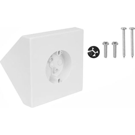 Boîtier de montage pour ventilateur de plafond FB900-1, kit de montage en plastique pour plafonds cathédrale avec angles de 80° ou plus (blanc) (1/5)