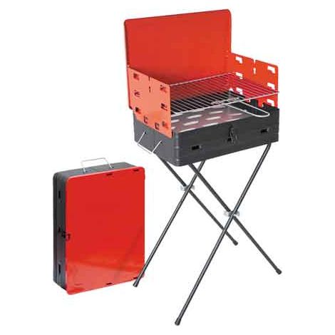 BARBECUE A CARBONELLA 'VALIGETTA' cm 43x31x77h