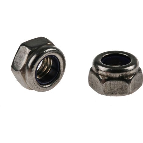 Ecrou frein RS PRO M5 Insert nylon ( Prix pour Sachet de 100 )