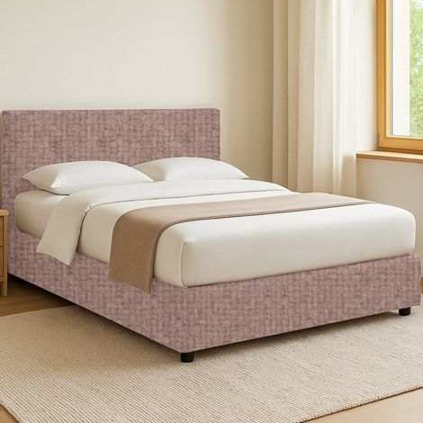 Letto Singolo Chichester, Sfoderabile, Contenitore Made in Italy, Rosa Antico (1/5)