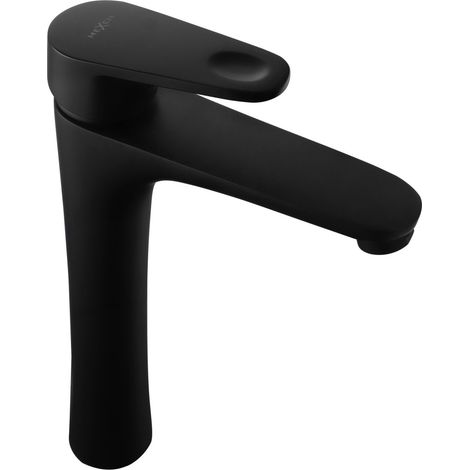Mexen Kama grifo de lavabo alto, negro - 72510-70 (1/2)