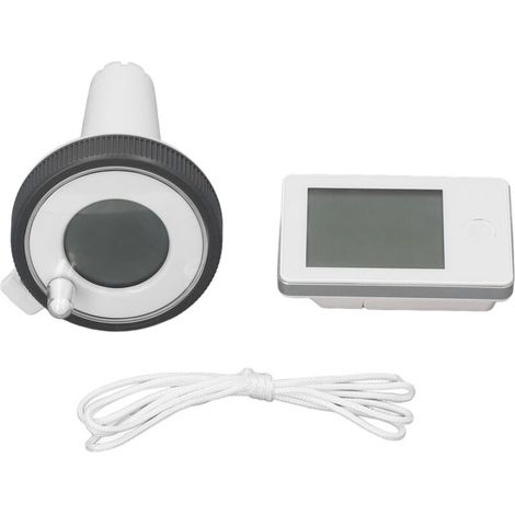 Drahtloses Solar-Pooltemperaturmessgerät, hochpräzise IPX8, wasserdicht, LCD-Bildschirm, schwimmender digitaler Detektor (1/5)