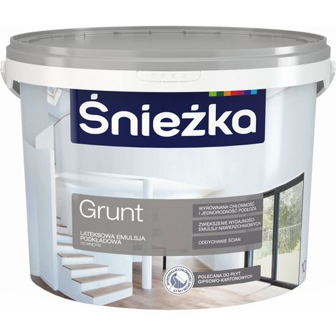 Imprimación de látex blanco Śnieżka 3L