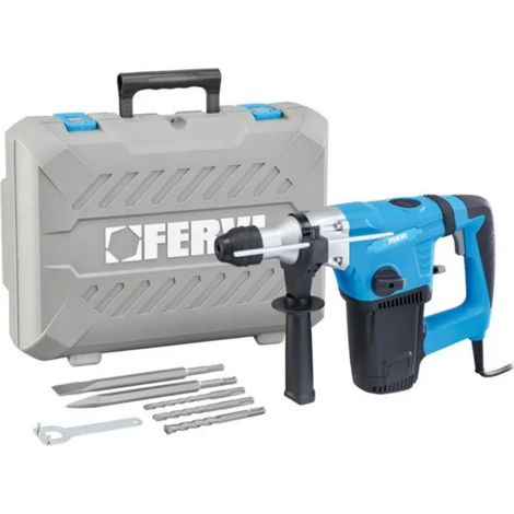 Fervi FFRH10503A-B Marteau de chantier SDS-Plus 1050 W (1/2)