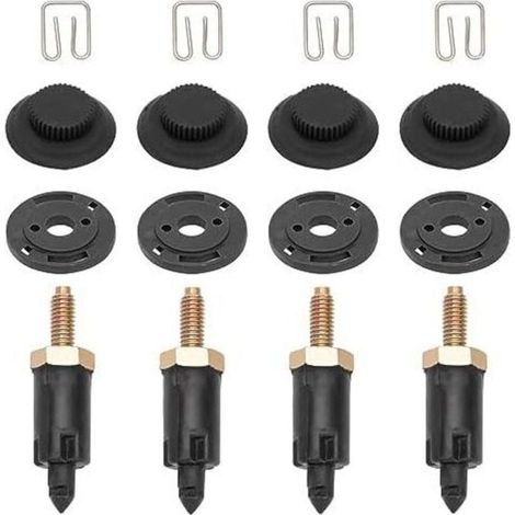Kit de 4 fixations pour cache-moteur 2.0 HDI – clips + vis incluses – compatible Berlingo, C4, C5, Xantia, Xsara, 206 à 806, Expert