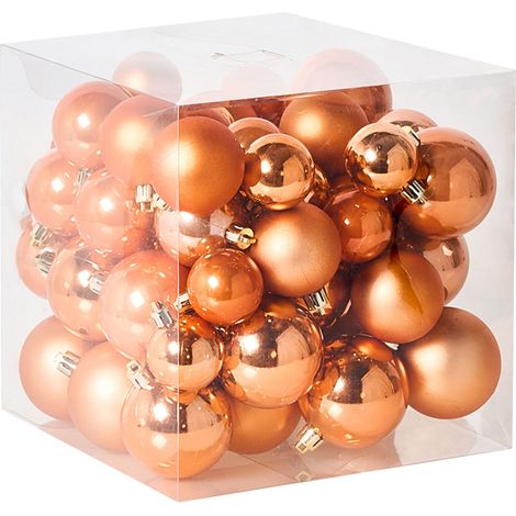 Weihnachtskugel 60er Set LOVATNET Kupfer