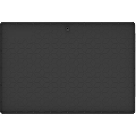 Tapis de protection sous évier, revêtement de placard imperméable en silicone 56x48cm Noir (1/2)