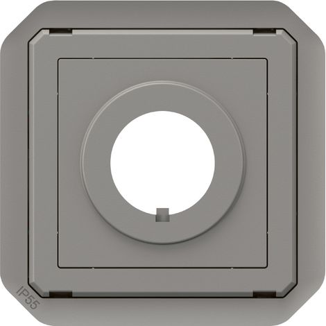 adaptateur - pour fonction osmoz - gris - composable - legrand plexo 069568l (1/2)