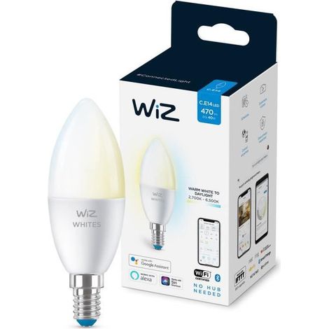 Wiz Ampoule connectée flamme Blanc variable E14 40W (1/5)