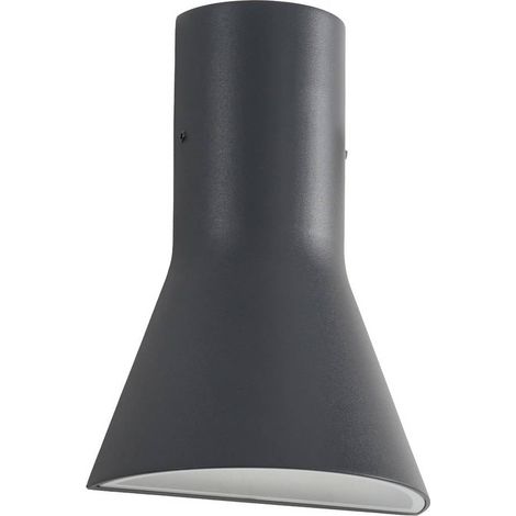 LED-vägglampa utomhus "Zephy" aus aluminium / grå / zink von Lucande