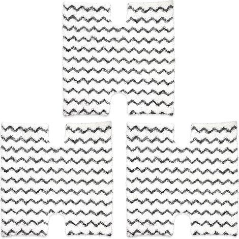Lot de 3 lingettes de rechange pour balai vapeur Shark Lift-Away Pro et Genius Steam Pocket Mop (S3973D, S3973WM, S5001, S5002Q, S5003A, S5003D, S5004, S5004W, S6001W, S6002, S6002C, S6003D, S6003W) (1/5)