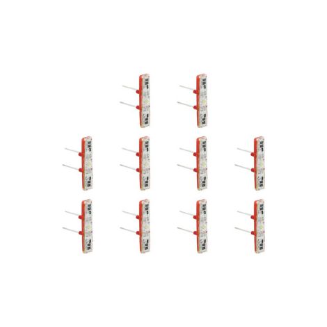 Legrand - Cu00e9liane/Mosaic - LOT de 10 Voyants Tu00e9moin LED Prog. 230V - Ru00e9f. : 067688x10 (1/5)