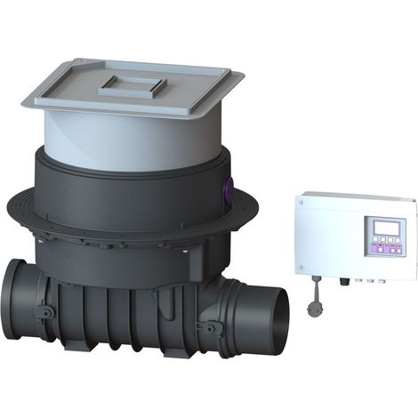 -Rückstaupumpanlage Pumpfix F DN 150, Bodenplatte, befliesbar (1/2)