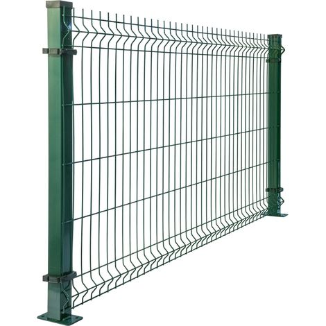 Pannello rigido per recinzione modulare plastificato Verde "Border" maglia 20 x 5 cm -200 x h 142 cm