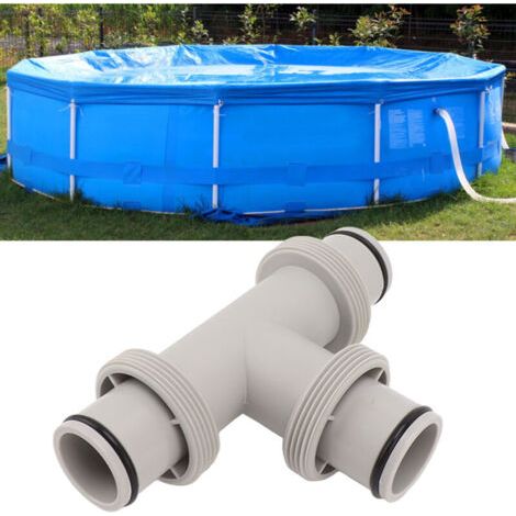 Ersatzventil für T-förmiges Kolbenrohr für Schwimmbecken, 2-in-1-Absperrventil für die Wartung der Poolpumpe im Filterkreislauf. (1/4)