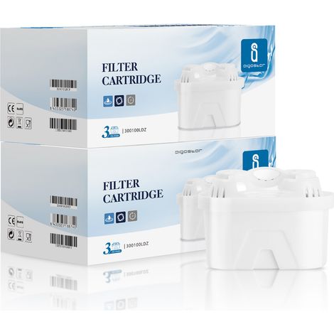 Aigostar Filtro Acqua per Caraffa Filtrante BPA Free Filtri per acqua 3 pezzi (1/5)
