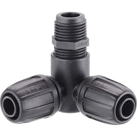 CLABER - BLOCK-SYSTEM RACCORDO AD ANGOLO FILETTO 1/2" 91021 (1/3)