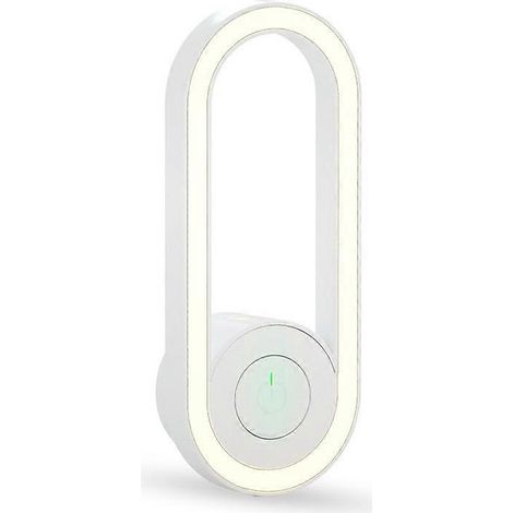 Veilleuse blanche, 1 unité, veilleuse sonique, lampe anti-moustiques et anti-acariens, lampe anti-moustiques sans fil à brancher, lumière douce.