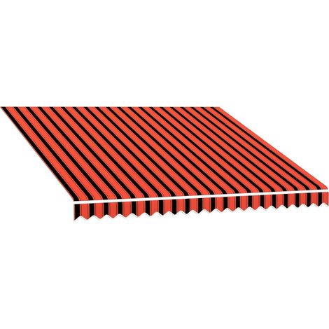 Maison Exclusive - Markisenbespannung Canvas Orange & Braun 3x2,5