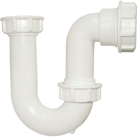 FloPlast P Trap 38mm Seal x 40mm TP43 - Durable Polypropylene