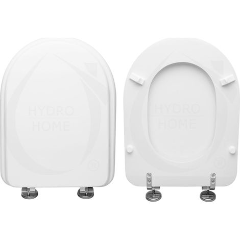 Copriwater Sintesi Cesame legno rivestito in resina poliestere bianco (1/4)
