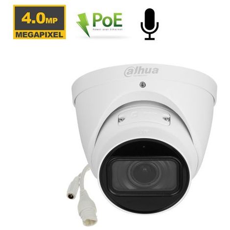 Dahua Telecamera dome IP 4Mp motorizzata 2.713.5mm IR 40m - IPC-HDW3441T-ZS-S2