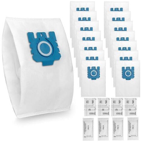 Lot de 14 sacs pour aspirateur Miele Hyclean 3D GN (modèles C1, C2, C3, S2, S5, S8, S600 et S8000). (1/5)