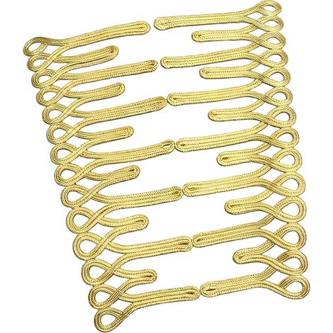 Elegante decorazione in pizzo dorato, perfetta per abbinarsi all'oro.
