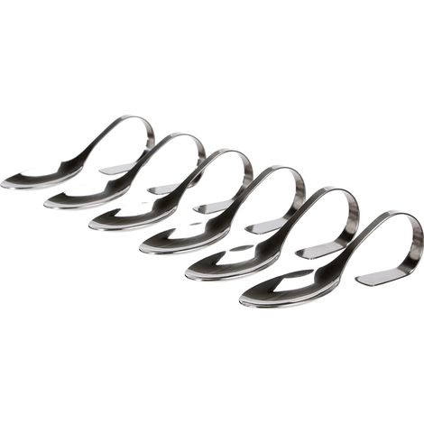 Ibili 731600 - Cucchiaio da antipasti/Finger-Food, Piccolo, 6 Pezzi