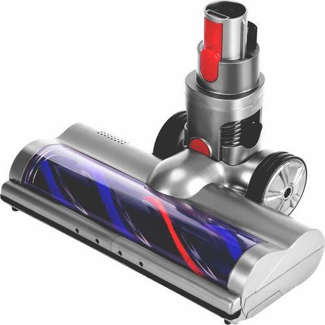 Cepillo compatible con aspiradoras Dyson V7, V8, V10, V11 y V15. Cabezal de limpieza de accionamiento directo con 4 luces frontales para suelos duros y alfombras. (1/5)