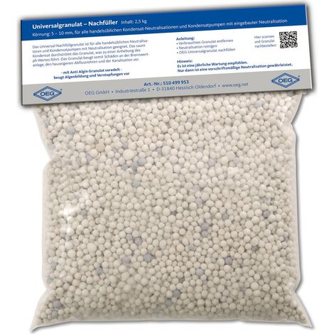 Granulés de recharge universels grosseur de grain 5 - 10 mm dans un sac
