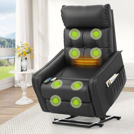 Fernsehsessel mit Aufstehhilfe, Massage & Heizung, elektrisch verstellbar (1/5)
