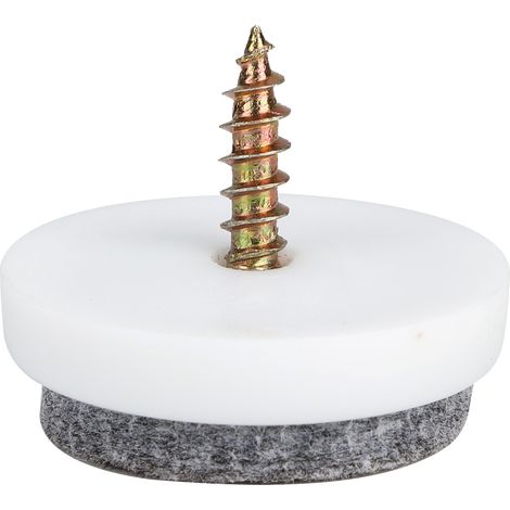 50 rutschfeste Filzgleiter für Tisch-, Sofa- und Stuhlbeine (22 mm) (1/5)