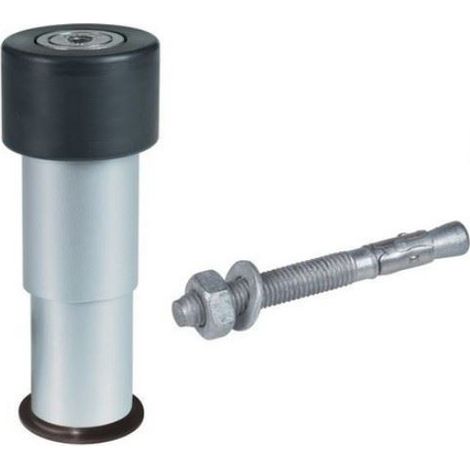 Butée de porte en caoutchouc réglable - LOCINOX - (1/3)