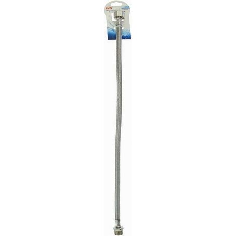 Trade Shop - Manguera Flexible Mezclador De Agua 50 Cm F 1/2 X M1/2 69398 - (1/2)