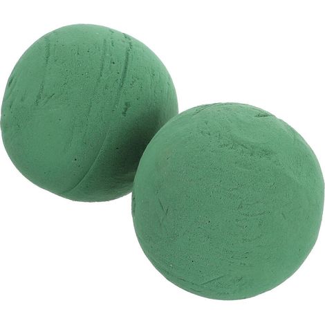2 sphères de mousse florale rondes pour compositions florales DIY-12x12cm-Green
