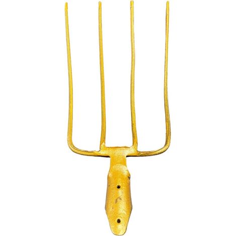 FORCA 4 DENTI ACCIAIO FORGIATO 4 DENTI FORCONE SENZA MANICO