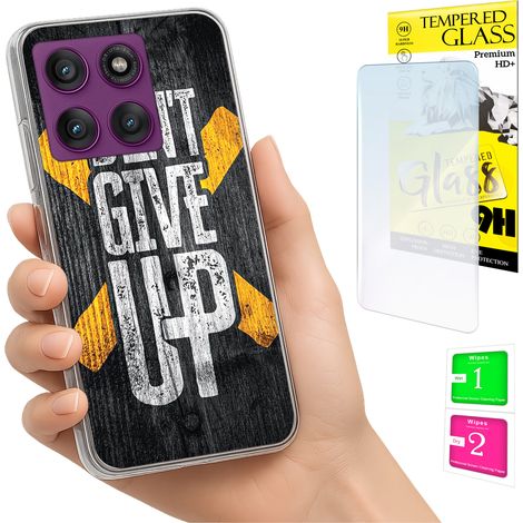 Funda para Motorola Edge 60 Pro con carcasa trasera y cristal 9H. (1/5)